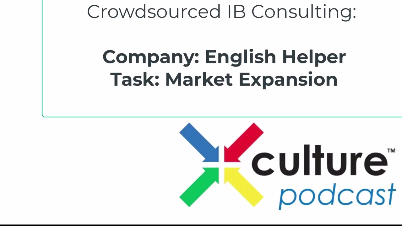 Crowdsourcing IB Consulting: Helping English Helper expand into new markets