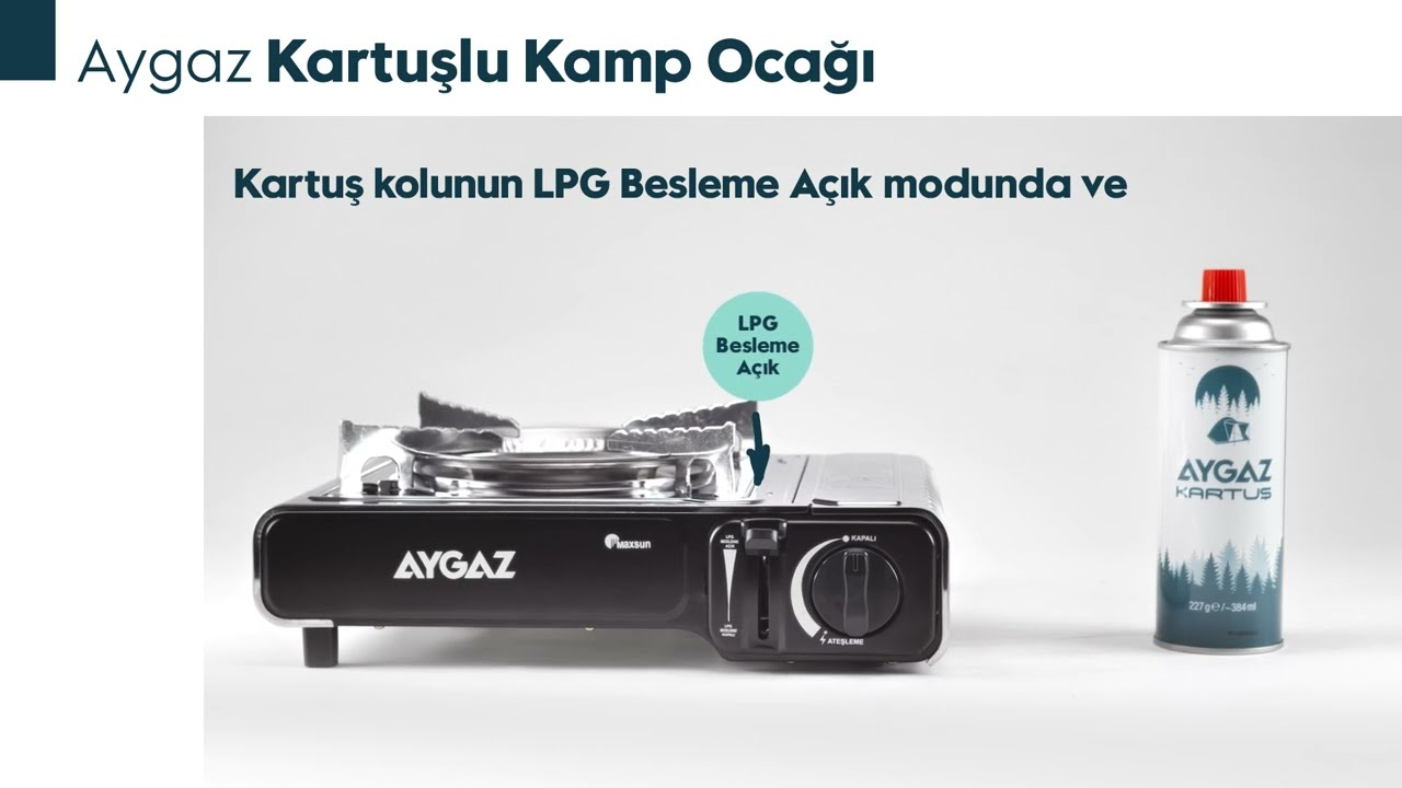 Aygaz Kartuşlu Ocak Nasıl Kullanılır?