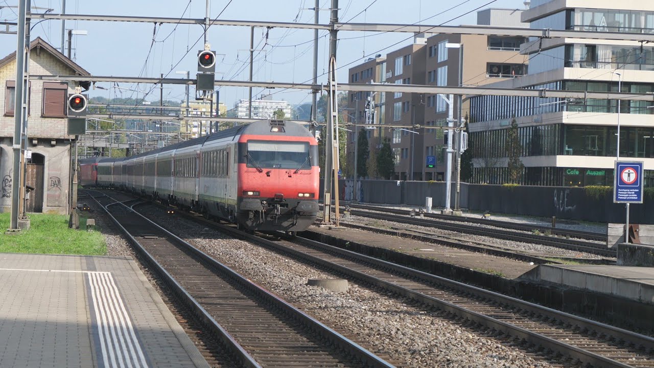 Eisenbahnverkehr in Pratteln Mit Br 193 523 185 460 430 482 475 465 485