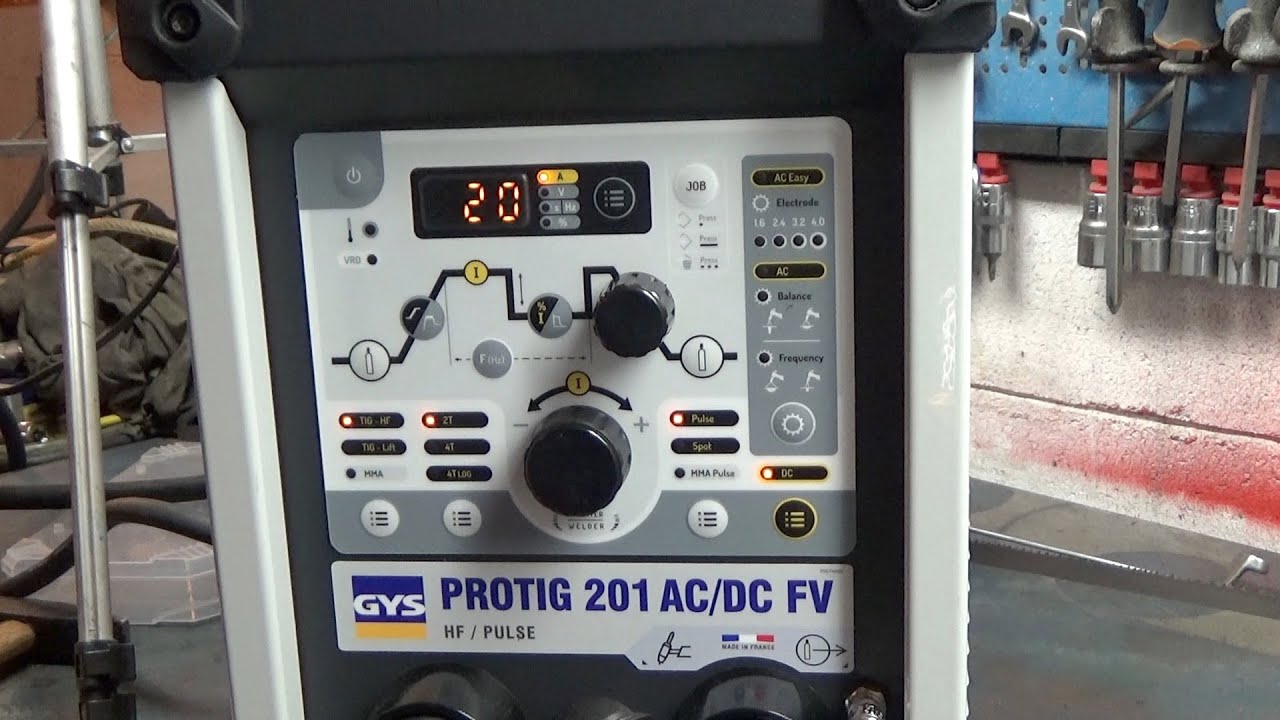 New TIG welding machine - Nuova Saldatrice TIG - GYS PROTIG 201 AC/DC HF FV