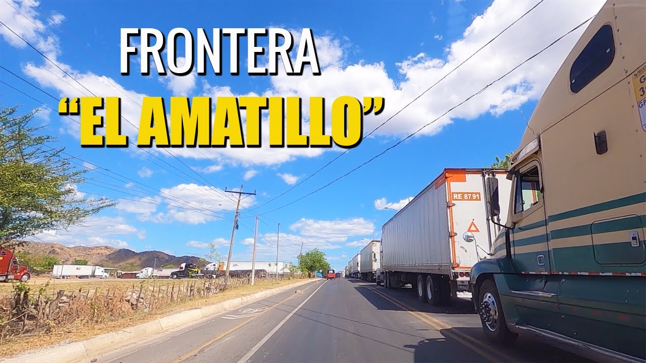 🇸🇻 Asi es la CARRETERA a la FRONTERA el AMATILLO El Salvador - Honduras