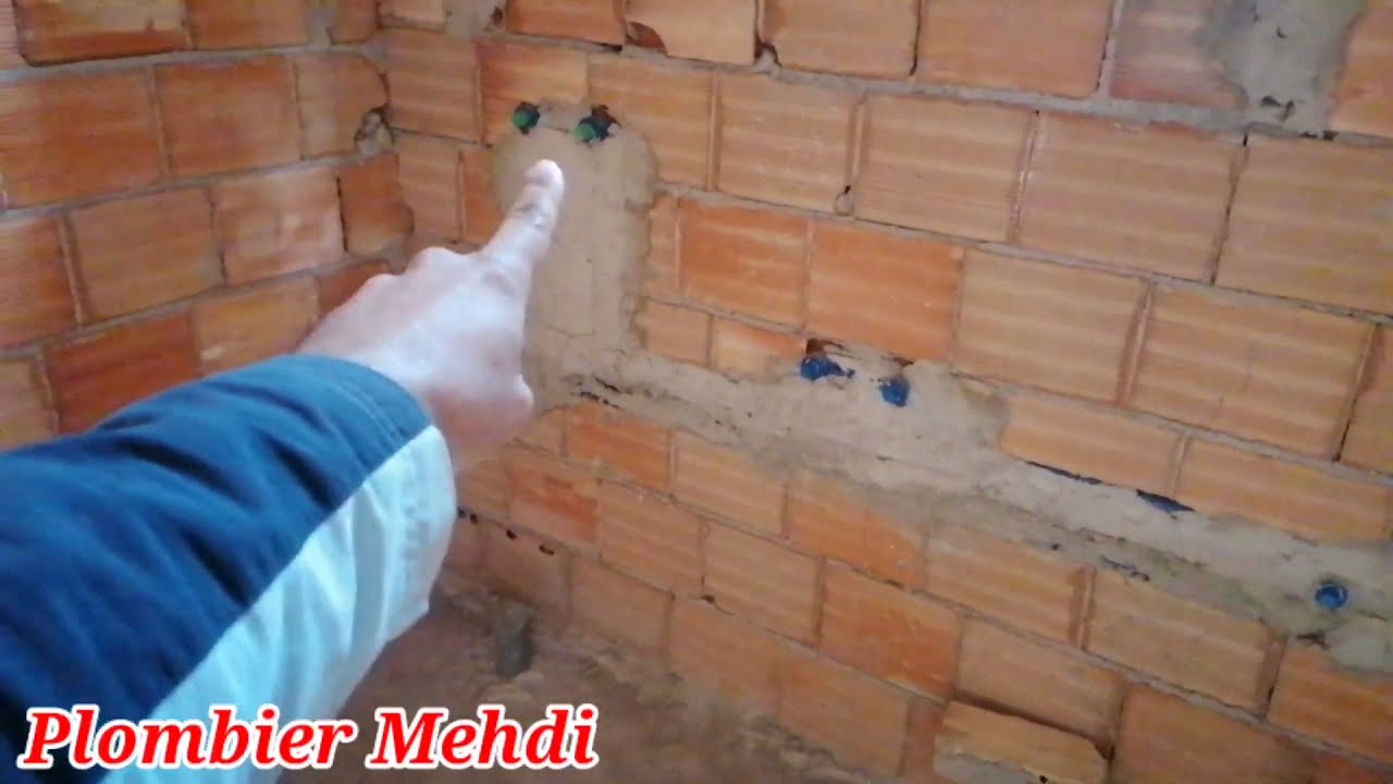 المقاسات الصحيحة لتمرير أنابيب الماء في حمامك 🚿🚽🛁🧻