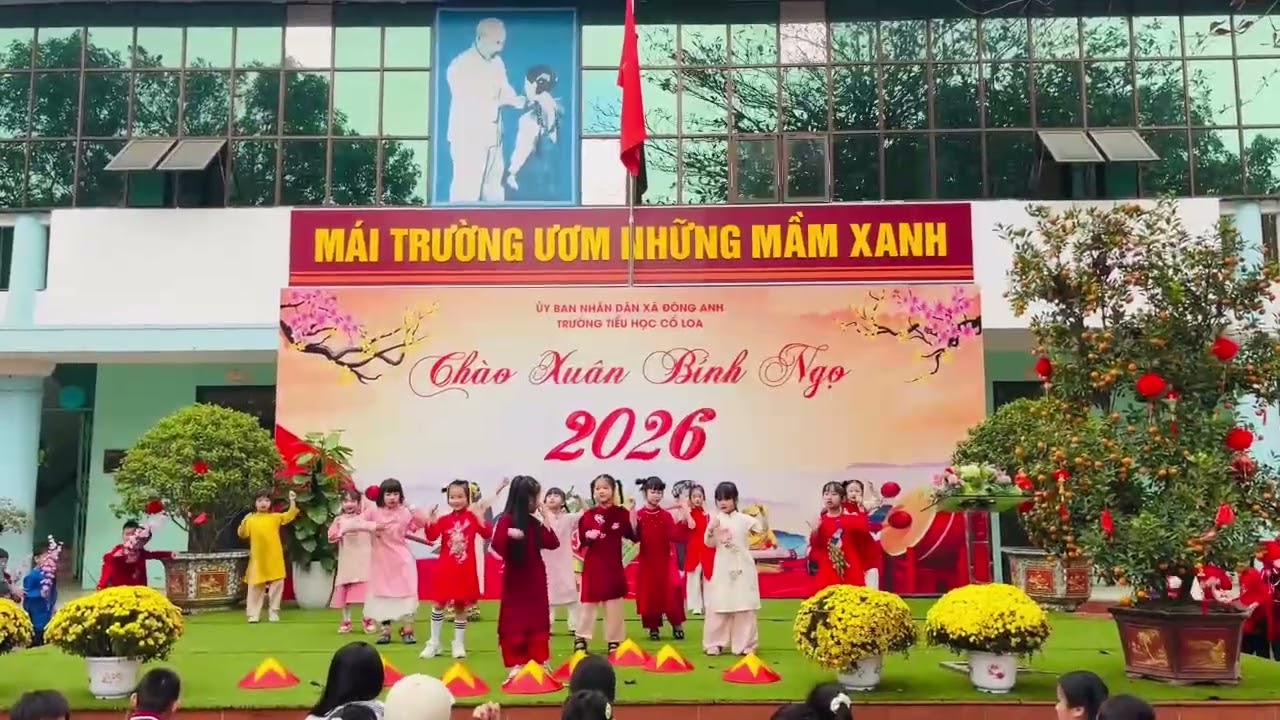 Chào xuân ### tiểu học cổ loa##@@@