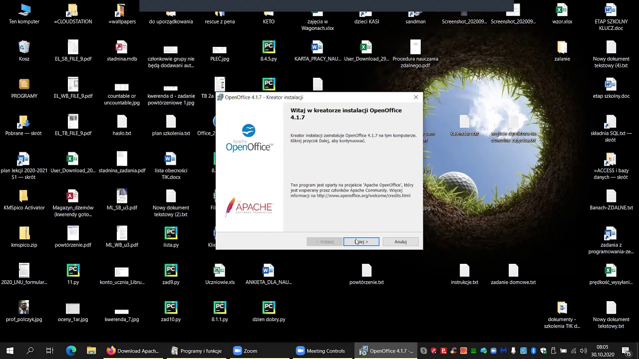 instalacja Open Office na Windows 10