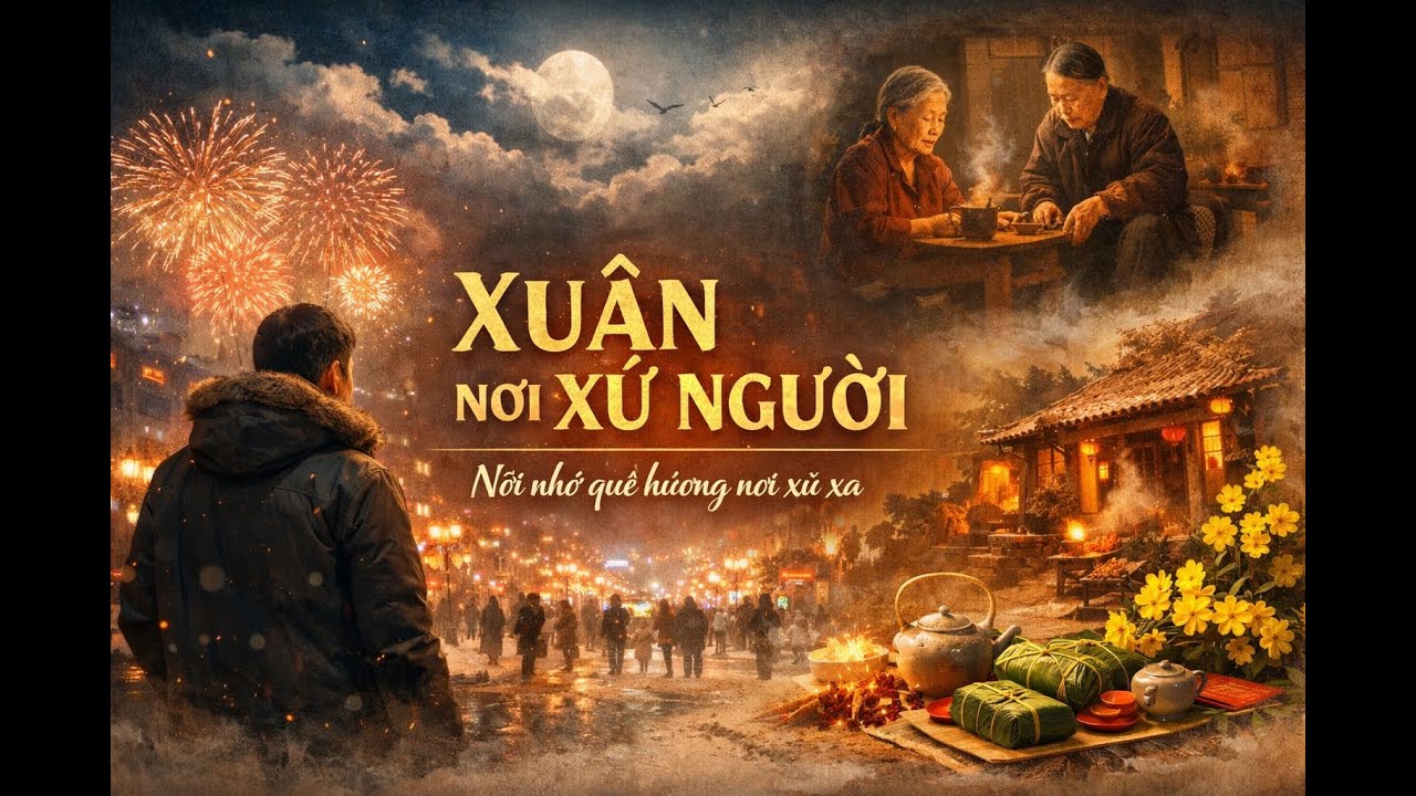XUÂN NƠI XỨ NGƯỜI: là lời tâm sự của người xa quê,nghe là thấy nhớ nhà.