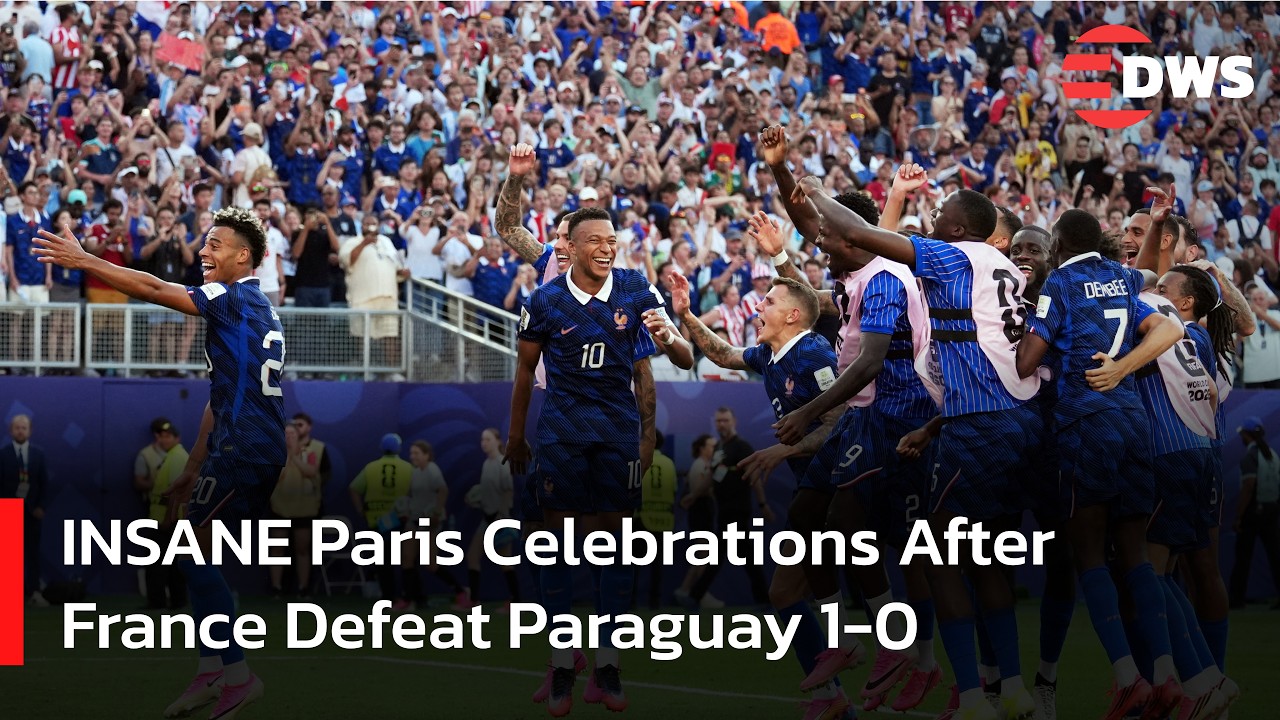 France Fans ERUPT as France Beat Paraguay 1-0 | Wild World Cup 2026 Celebrations in Paris | AD15