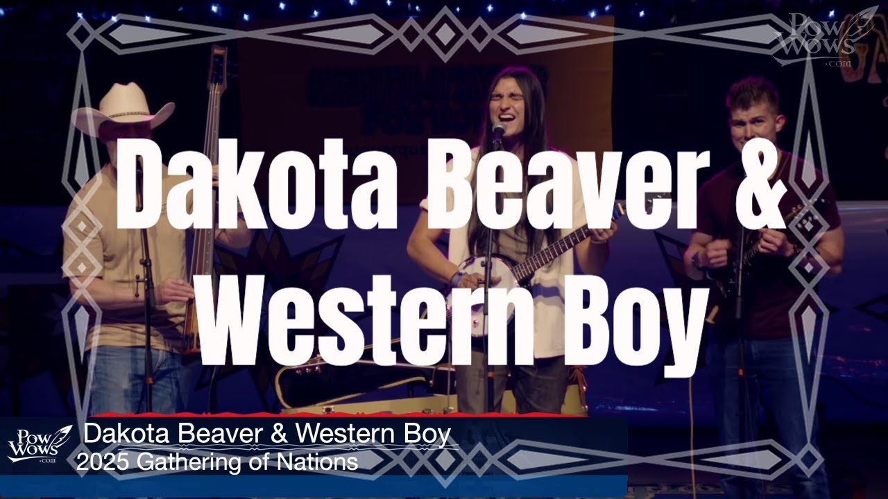 Dakota Beaver and Western Boy - 2025 Gathering of Nations Pow Wow