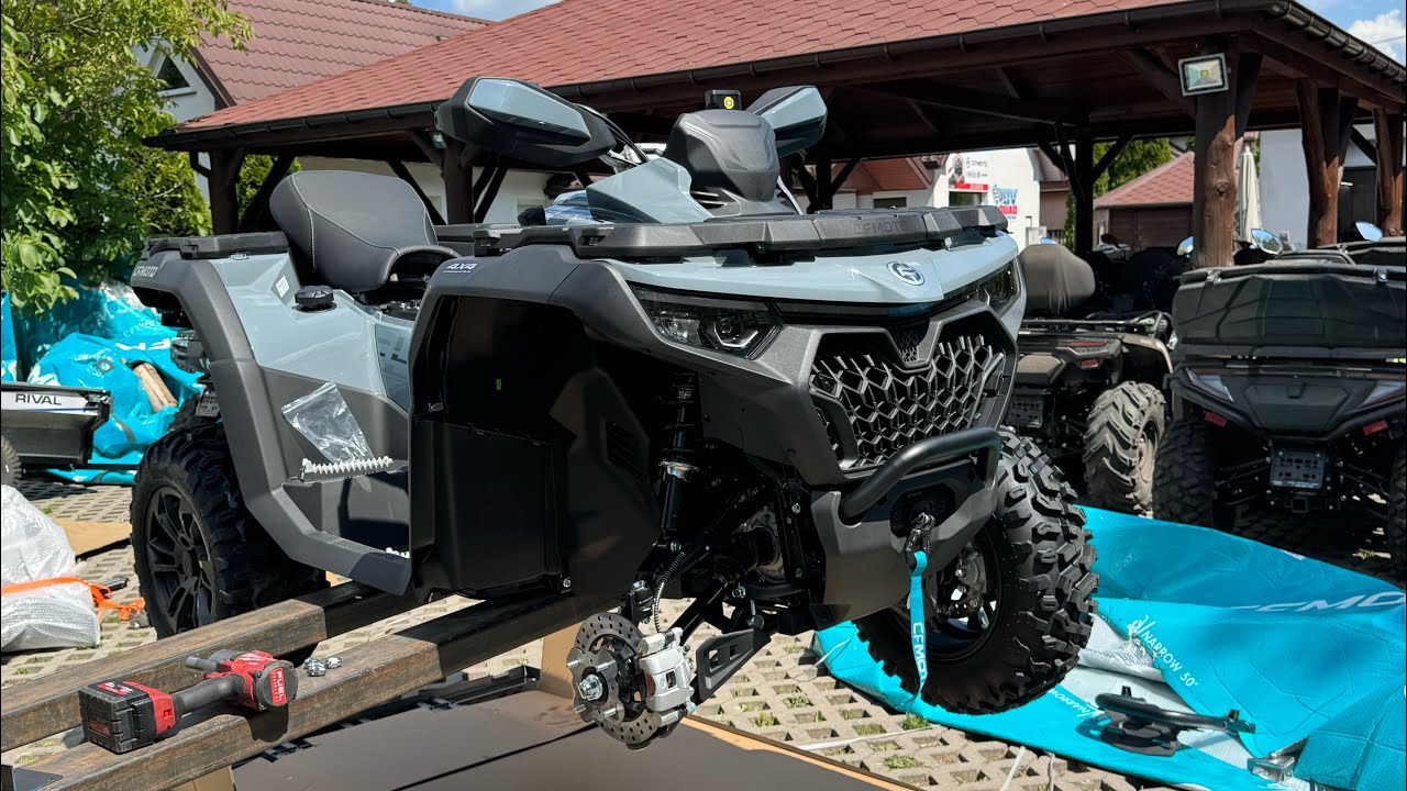 Wypakowanie CFmoto 850 z kartonu 2024. nowy model składanie quada Cf moto new gen3 ATV-QUAD Otwock