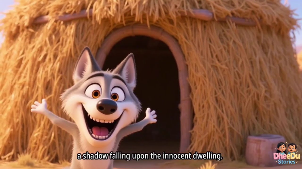 Three Little Pigs and the Cunning Jackal | Moral Story for Kids | Animated Fairy Tale #bedtimestory 