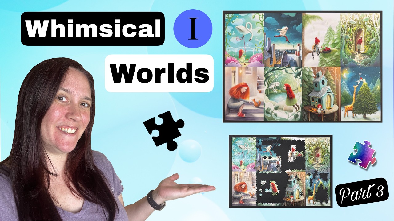 Building Whimsical Worlds - Great British Jigsaws, by Demelsa Haughton - LIVE, part 3
