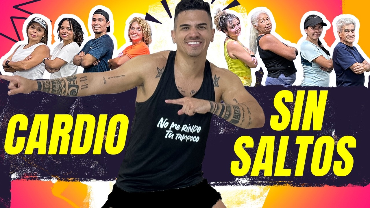 🔥🏠CARDIO Sin SALTOS Para Perder Peso Rápido CARDIO Sin IMPACTO 30 Minutos