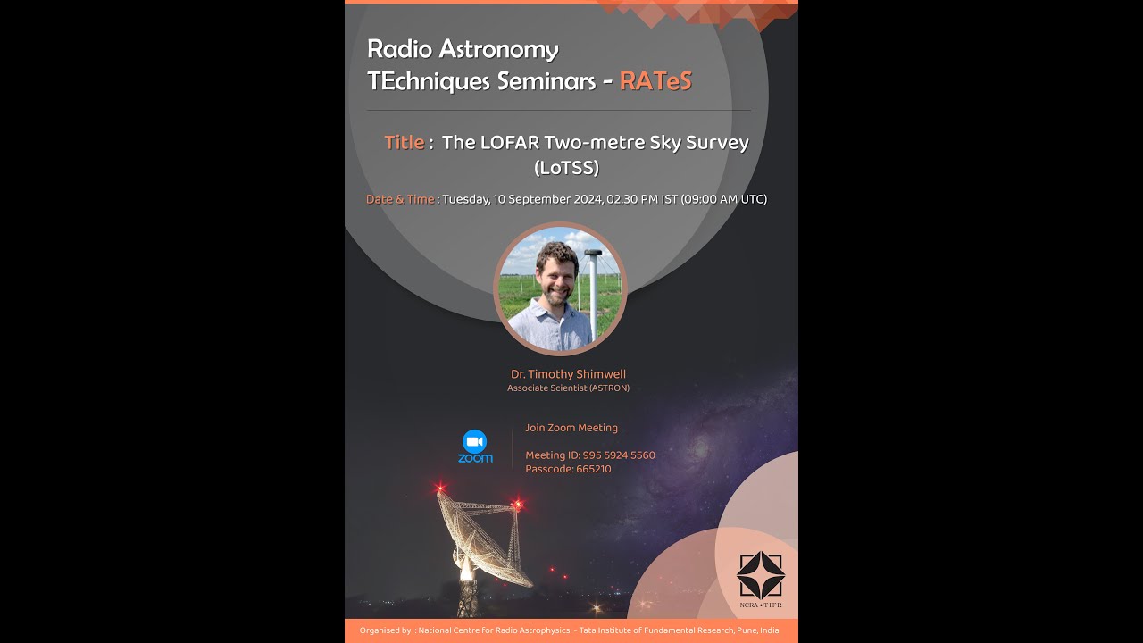 RATeS V: The LOFAR Two-metre Sky Survey (LoTSS) - Timothy Shimwell (ASTRON)