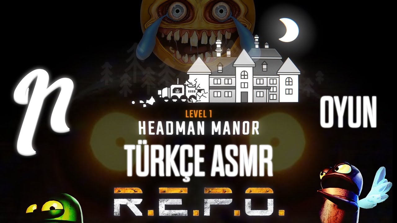 T&Uuml;RK&Ccedil;E ASMR - OYUN | R.E.P.O. LEVEL 1 - YOĞUN VE YAKIN FISILTI 😊 #asmrt&uuml;rk&ccedil;e #asmroyun