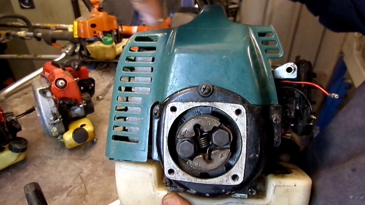 2 stroke shop tip  (Worn clutch springs) Strimmer/hedge trimmer