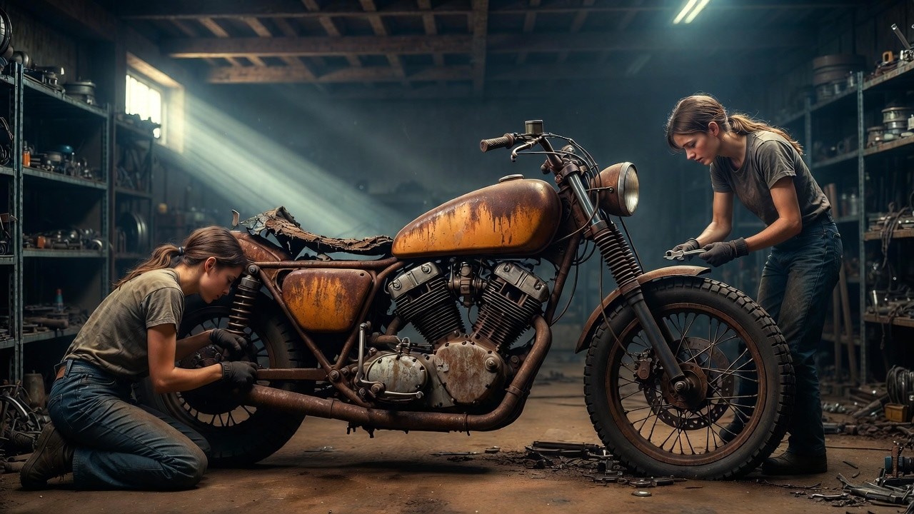 ABANDONED TO LEGEND1972 HARLEY-DAVIDSON XR750 RESTORATION