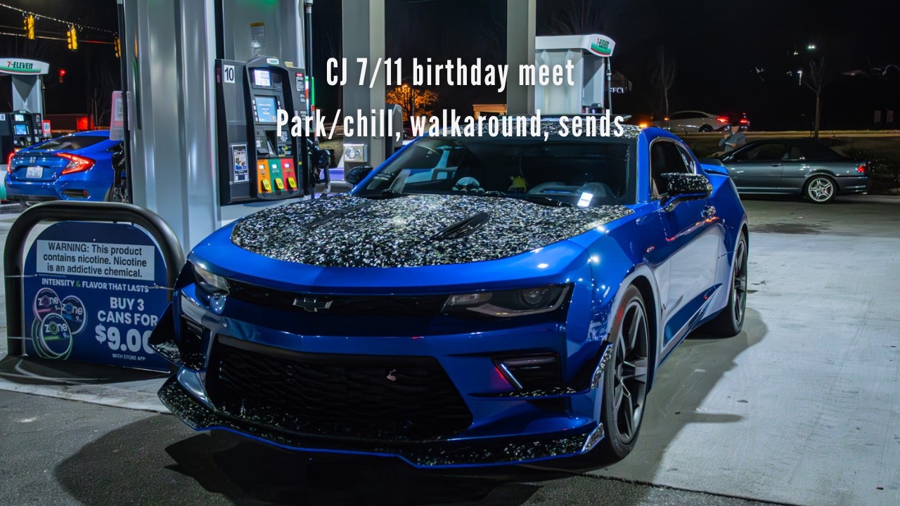 CJ 7/11 birthday meet | Park/Chill, Walk-around, sends |