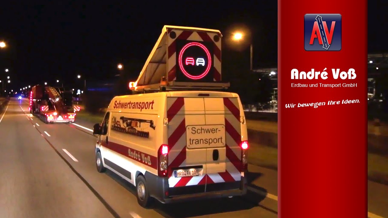 Schwertransport Mantsinen Bagger Heavy Transport