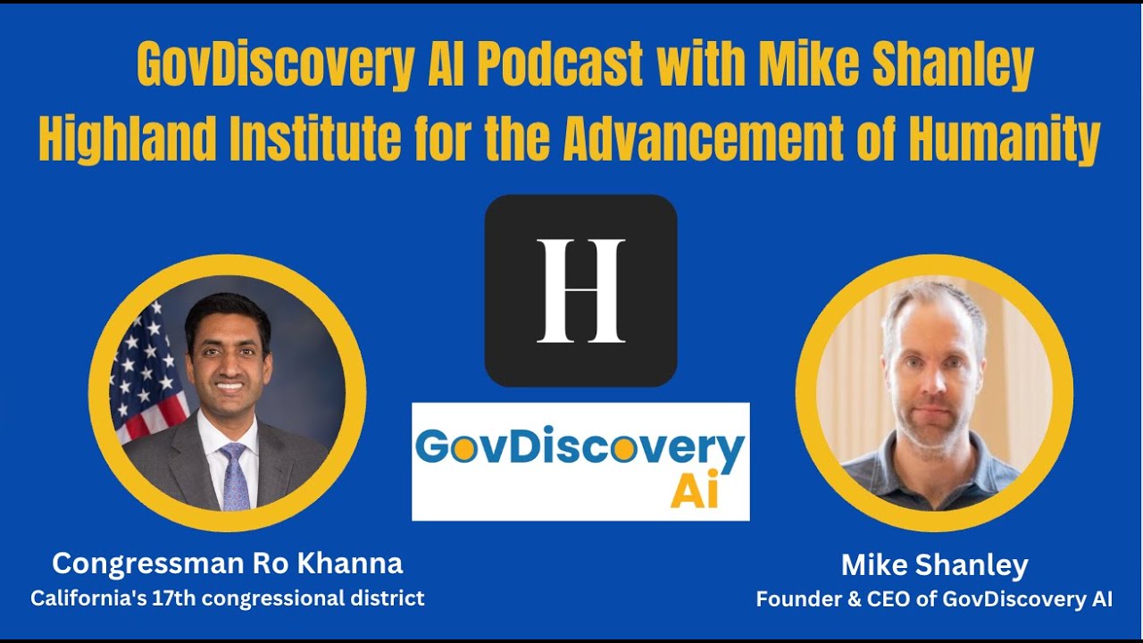 Ep. 62 Highland Institute - Interview with Representative Ro Khanna