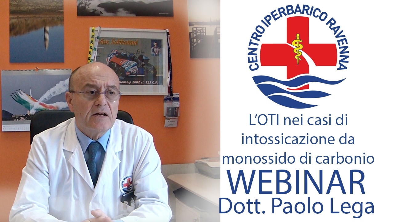 L’OTI nei casi di intossicazione da monossido di carbonio: webinar con il Dott. Paolo Lega