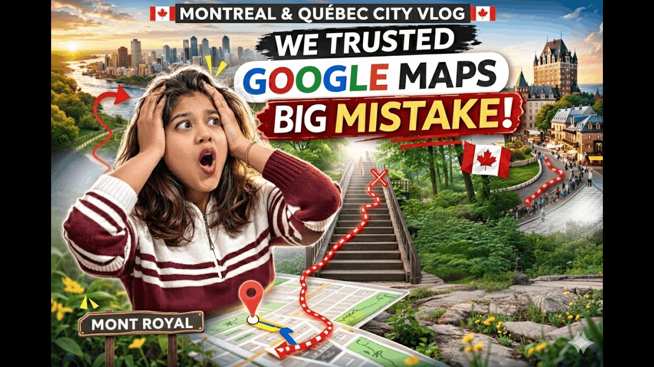 MONTREAL & QUEBEC VLOG: We Trusted Google Maps (BIG MISTAKE) | 7-Day Guide