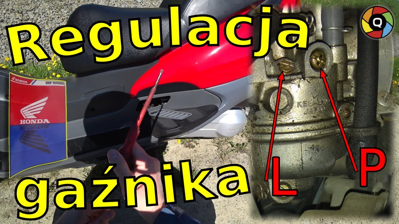 Regulacja gaźnika - Honda Pantheon Fes 125 i 150 cm3 2T na podstawie serwisówki
