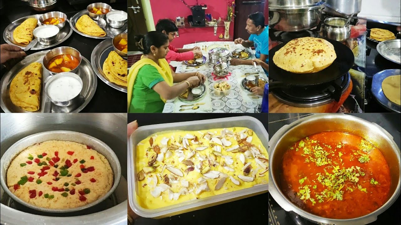 INDIAN DINNER ROUTINE, Suji Rava Cake, Mango Ice Cream, bina methi Thepla Kasuri Methi, Potato Sabji