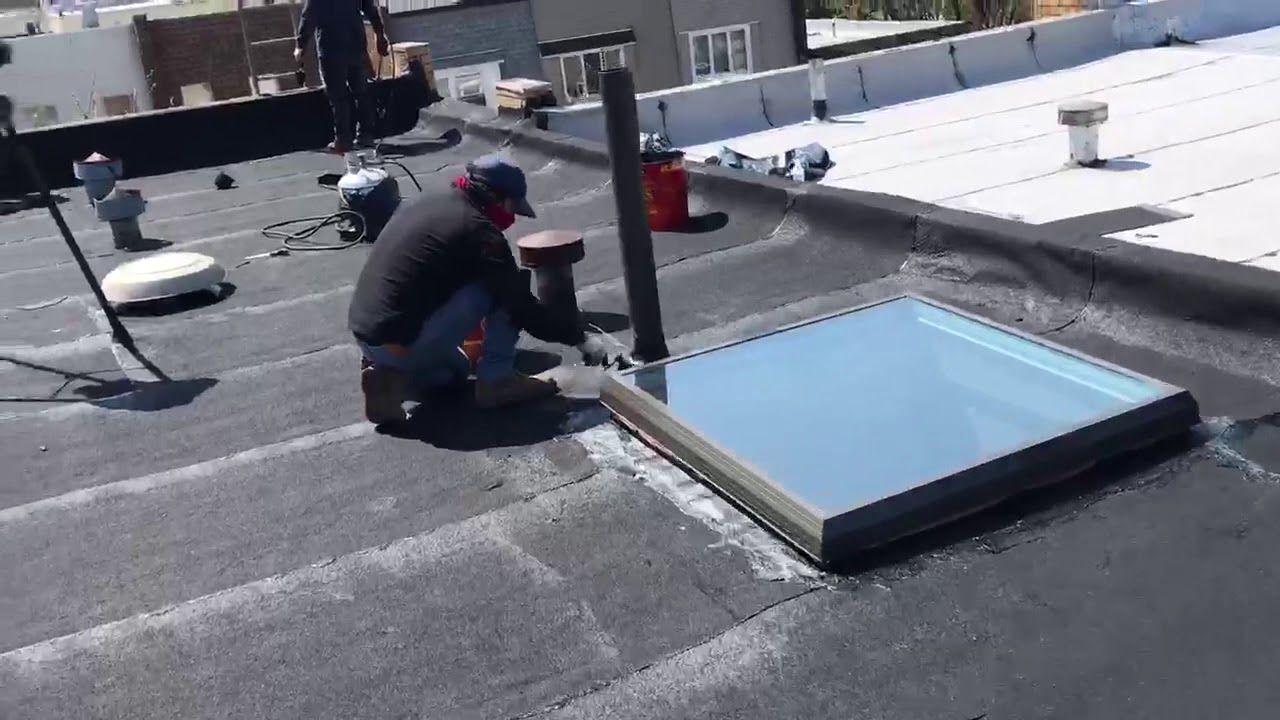 Skylight Installations & Some Flat Roofing