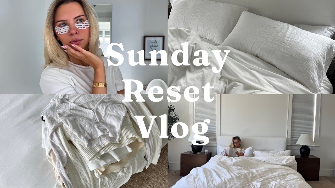 A realistic Sunday in my life: resetting for the week & a shopping haul