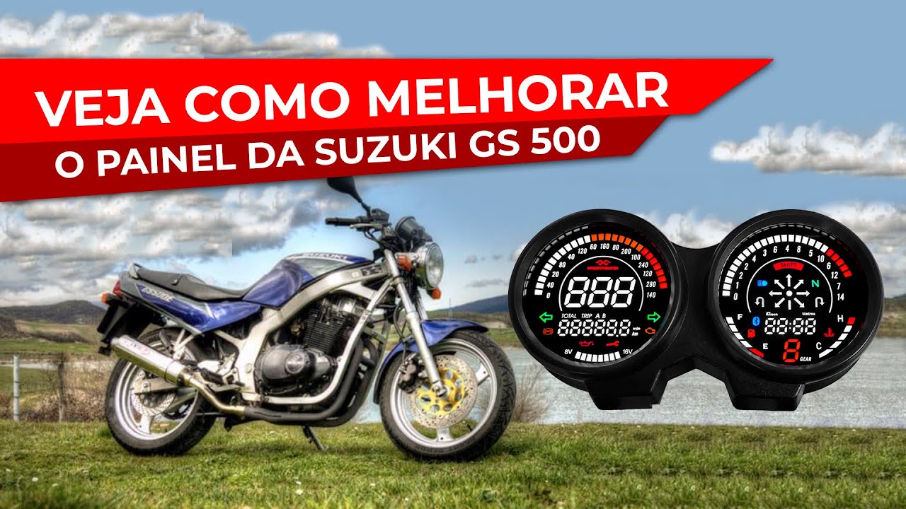 GS500 Upgrade de painel - veja como melhorar o painel da GS500