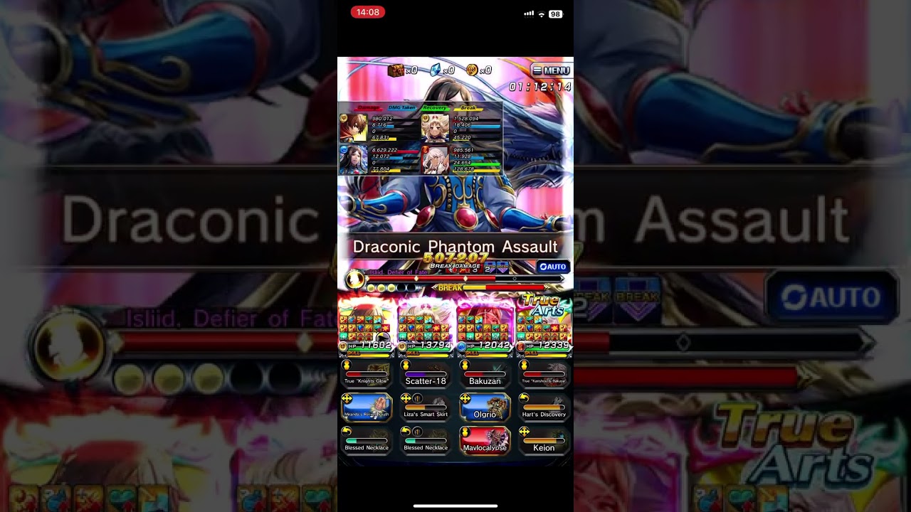 Grand Summoners - [Challenge]• Defier Of Fate - Chap 26 Main Story - Full Clear with AI