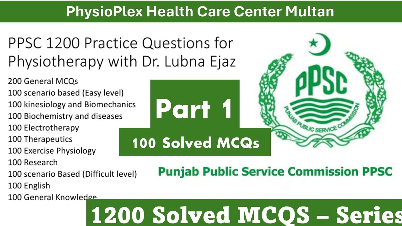 PPSC Solved Practice Question Series - 1200 Solved MCQS- Part 1 -Guess Paper & Revision