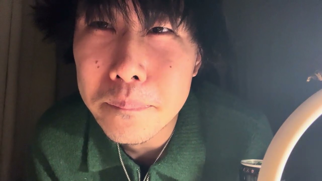 一服…目からビーム‼️🤭