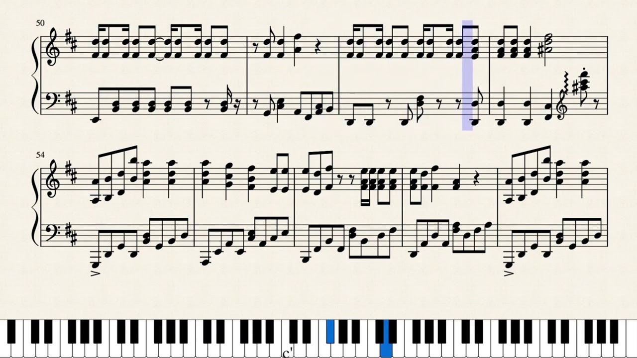 Rumor - Police Piccadilly feat. GUMI | Piano arrangement