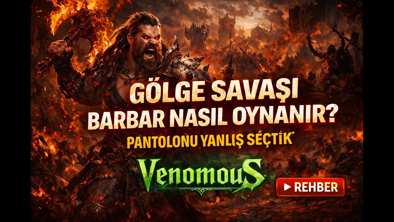 Как играть в Shadow War (для варваров) - venomouSS | Diablo Immortal