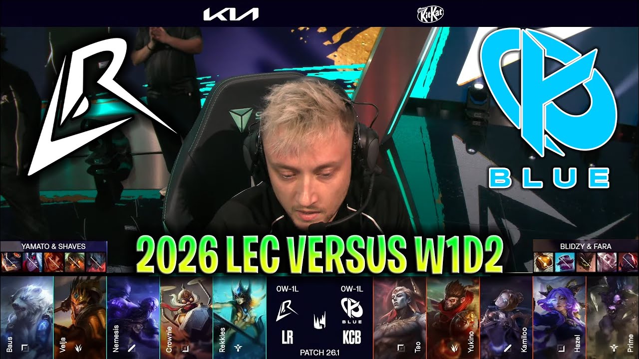 LR против KCB LEC 2026 VERSUS W1D2 | LOS RATONES против KARMINE CORP BLUE LEC 2026 VERSUS W1D2