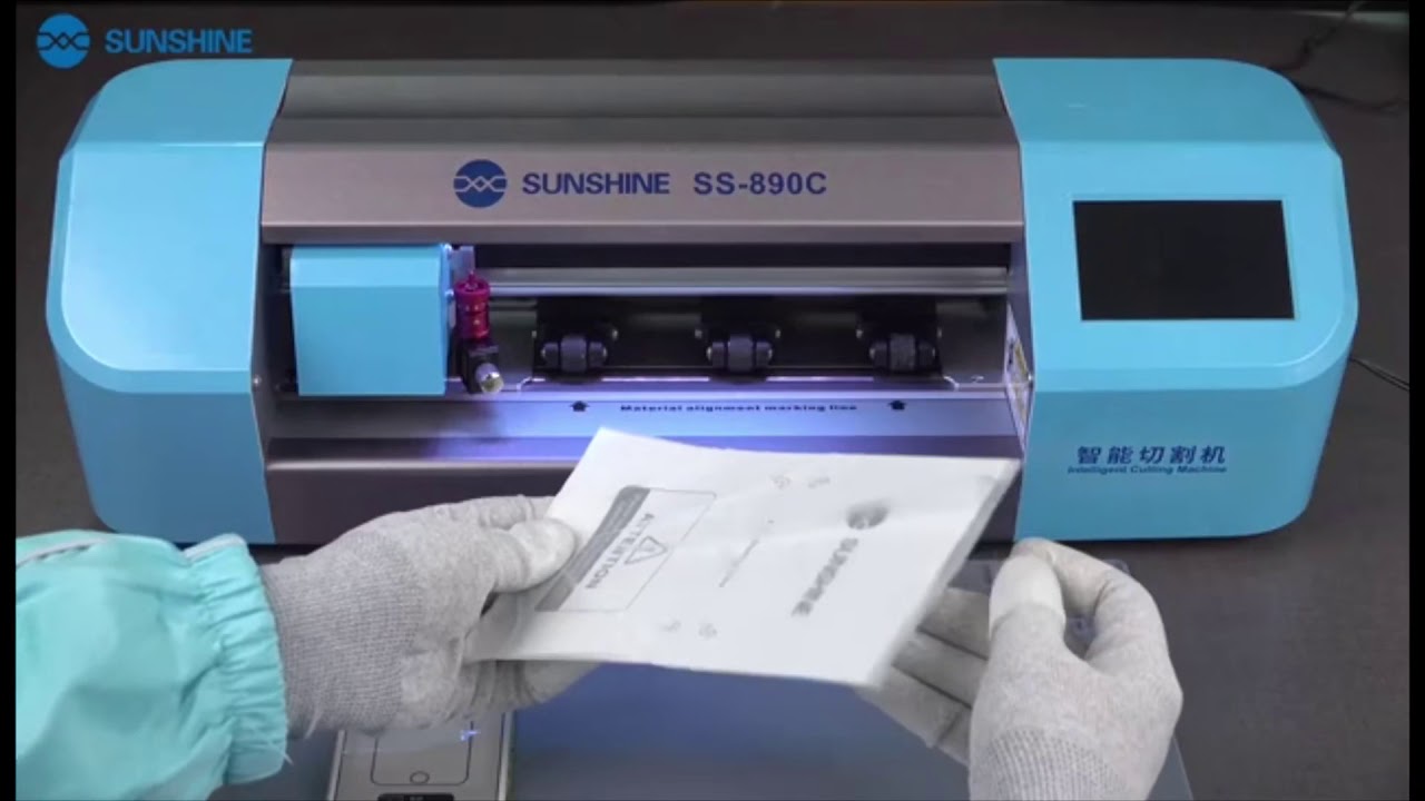 Sunshine SS-890C Hydrogel Film Cutting Machine , for Worldwide Shipping WhatsApp: 919830833133