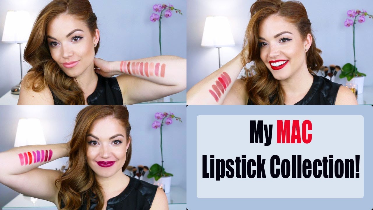 My MAC  Lipstick Collection  |  Lip Swatches!