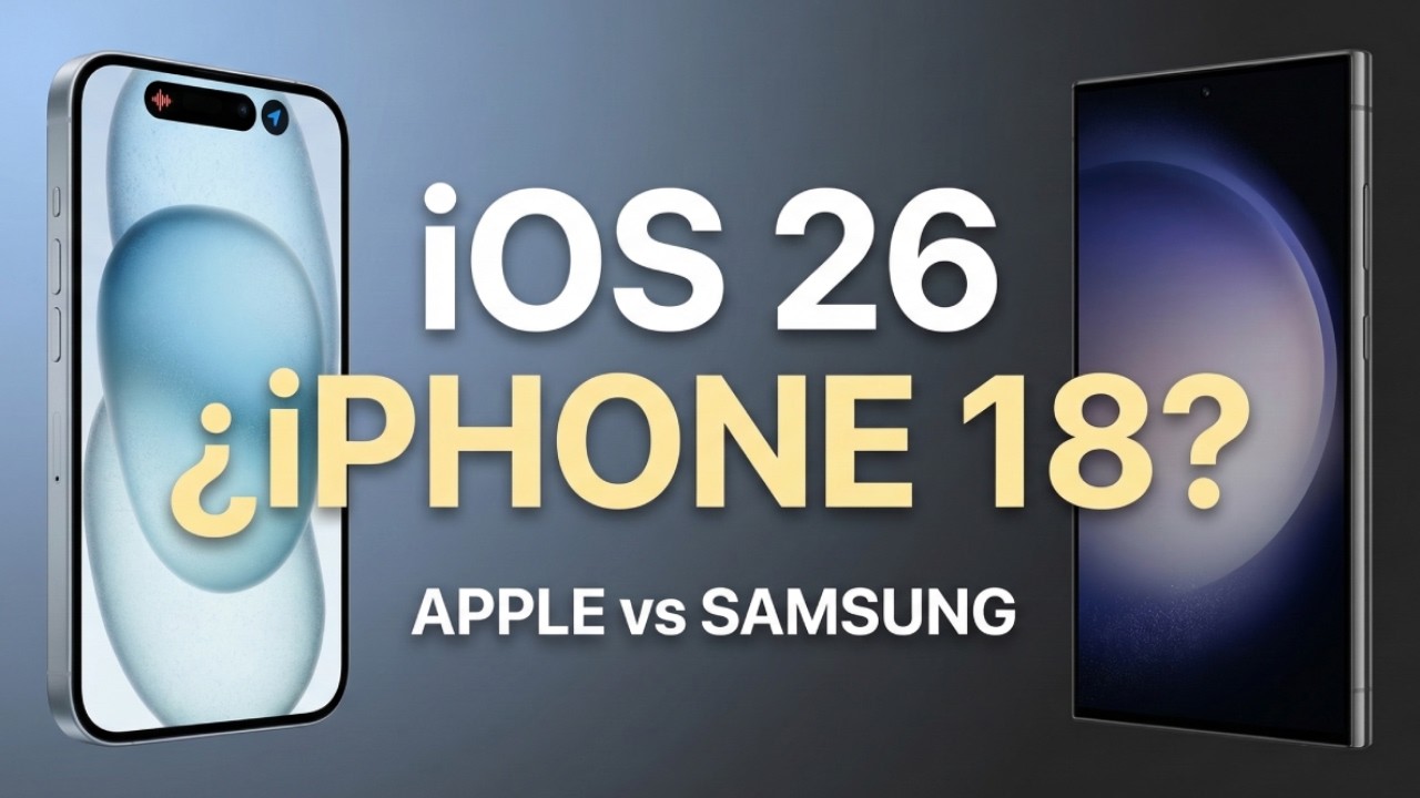 ¿iPhone 18? 😱 Dynamic Island y Apple vs Samsung en 2026