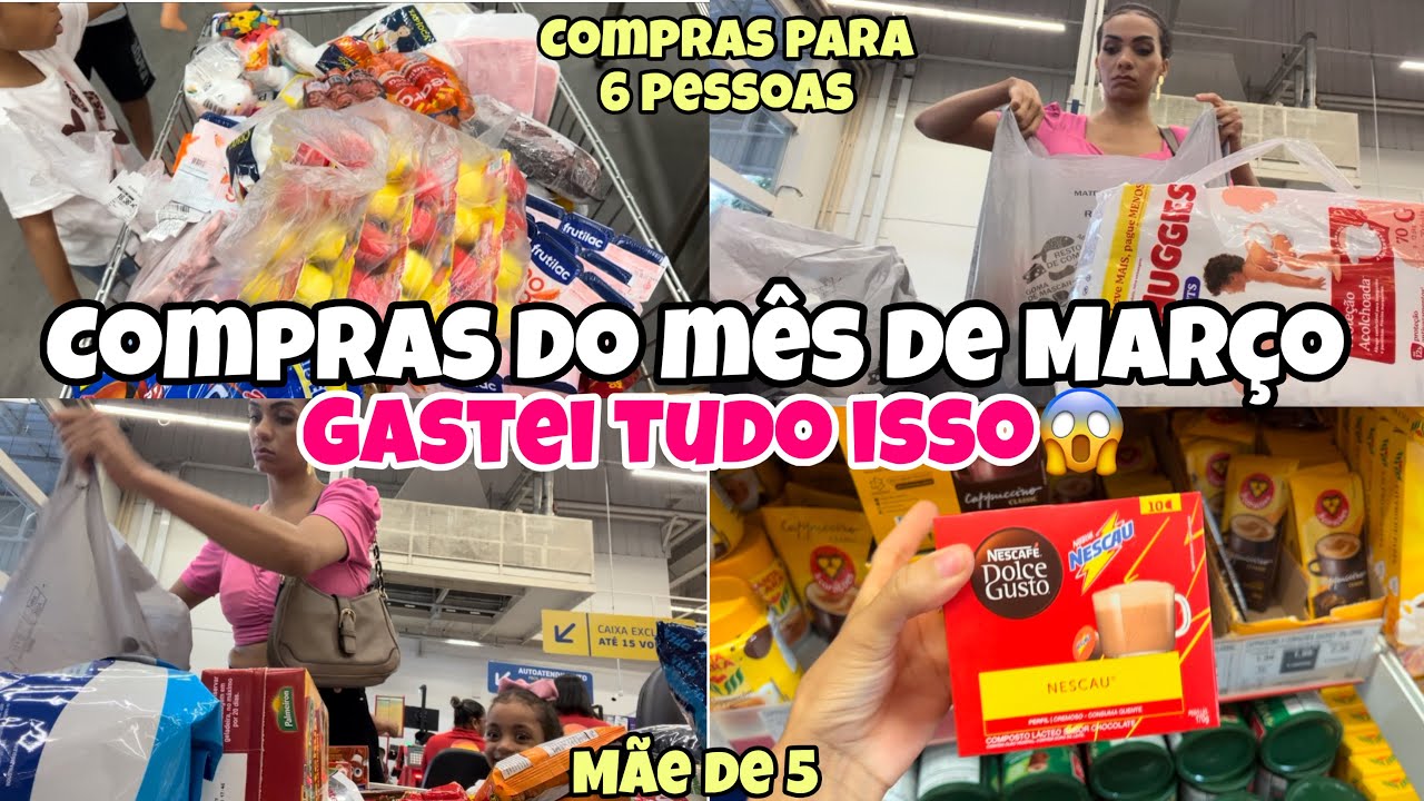 COMPRAS DO MÊS DE MARÇO 2026 NO ASSAÍ ATACADISTA🛒| PREÇOS DE MARÇO💸