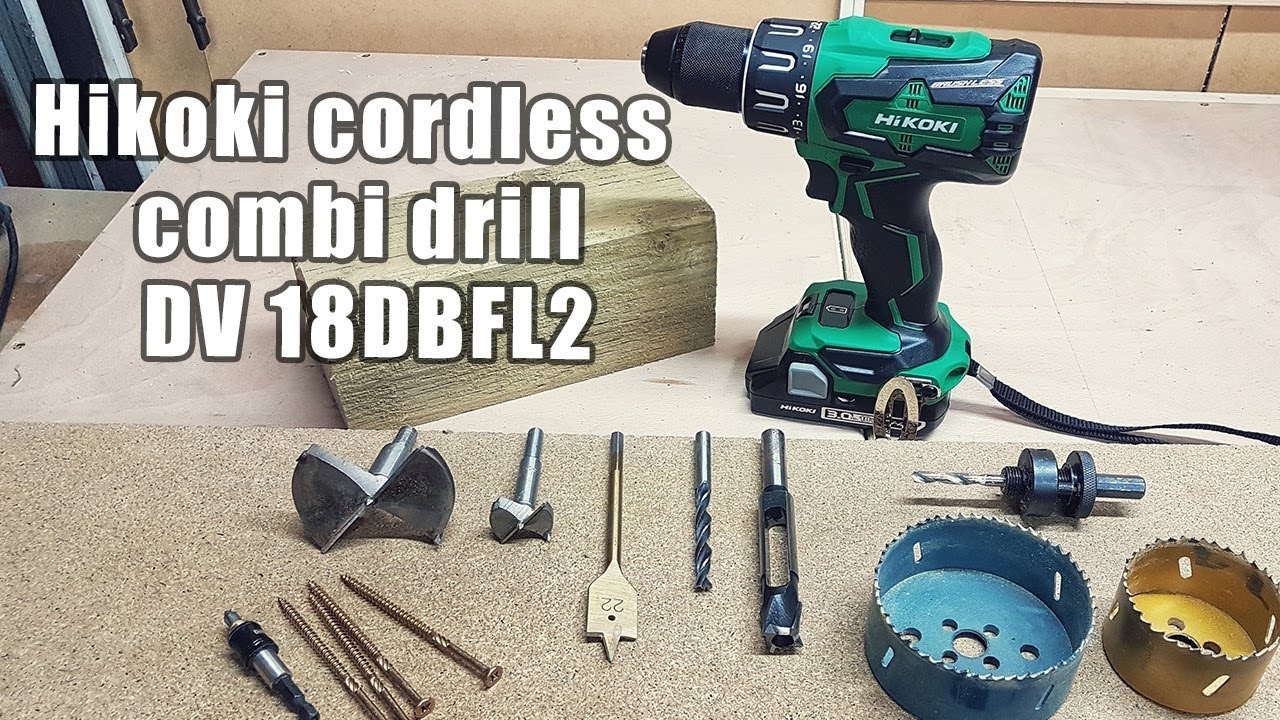 Hikoki cordless combi drill DV 18DBFL2 - unboxing and testing - is it any good?