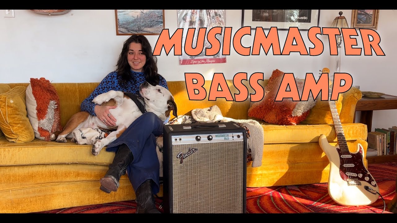 '76 Fender Musicmaster Bass Amp | Service & Demo