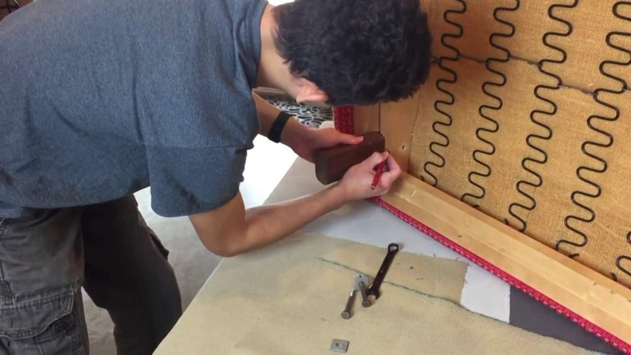 How we replaced the foam in a 51 year old sofa Part 1