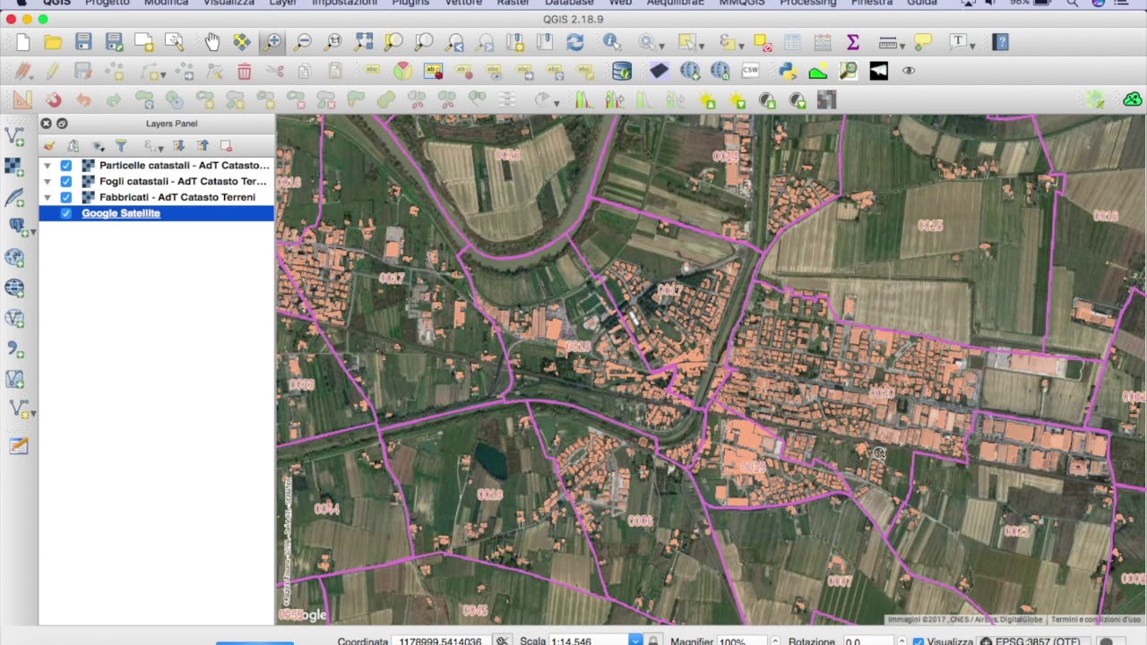 Tutorial QGIS come visualizzare il CATASTO di tutta la TOSCANA con WMS su QGIS