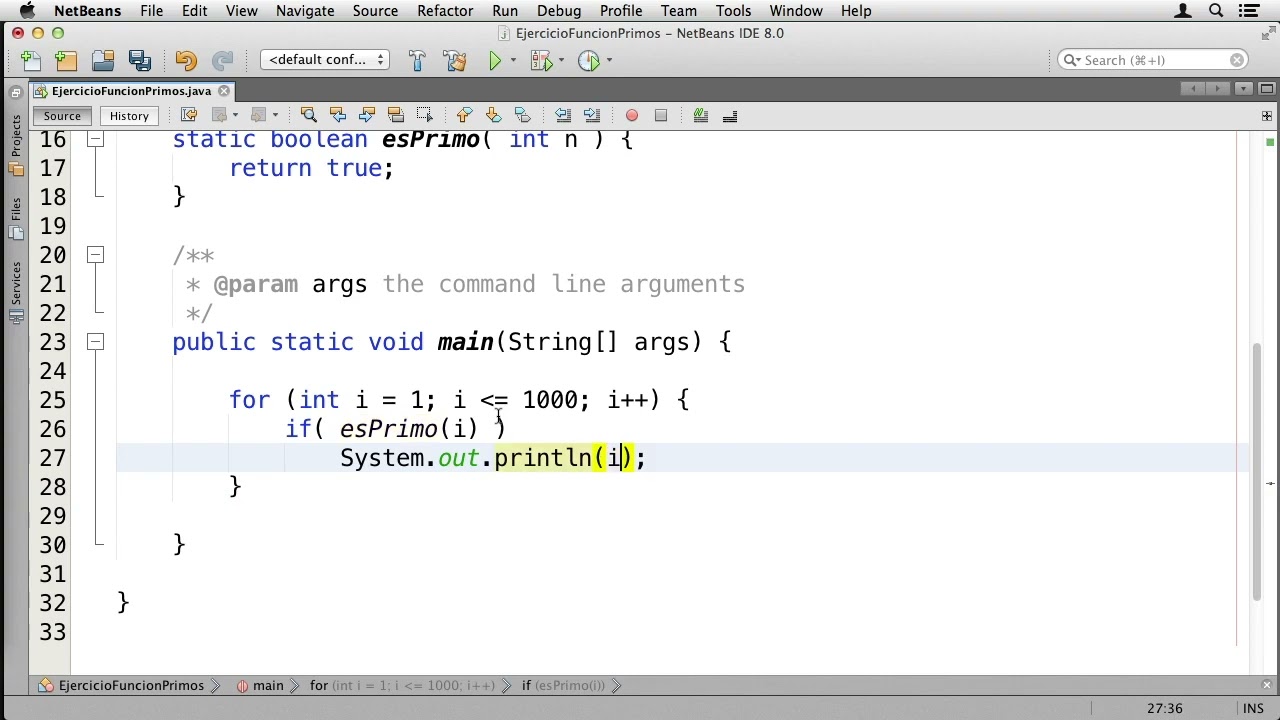 4. 2. Programaci&oacute;n Java  Soluci&oacute;n N&uacute;meros primos