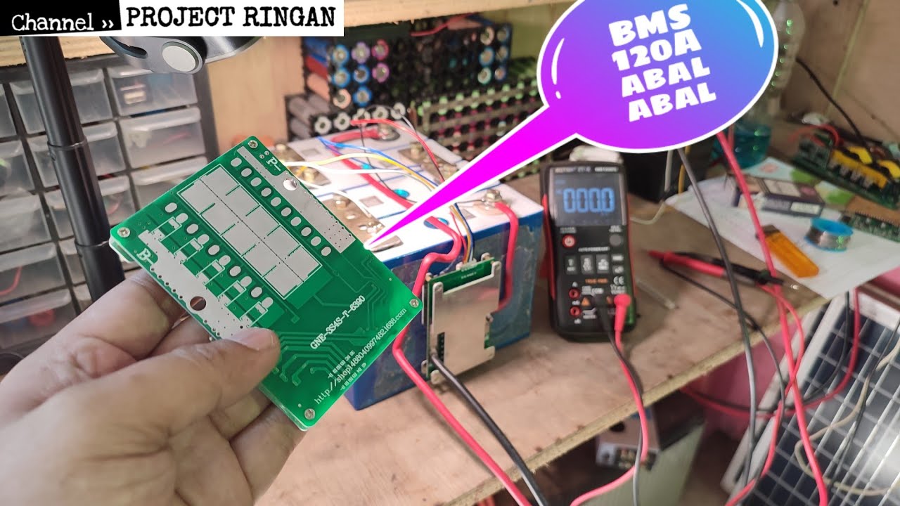 Cara merakit BMS 4s lifepo4, hati-hati salah beli BMS, ini buktinya , jangan tempel BMS dibaterai