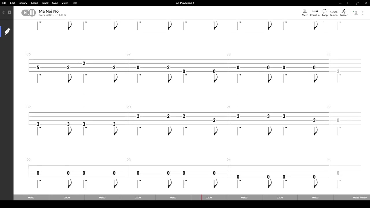 Ma Noi No ( Nomadi ) ,Tablatura e base Senza Basso - Backing bass track - NO BASS