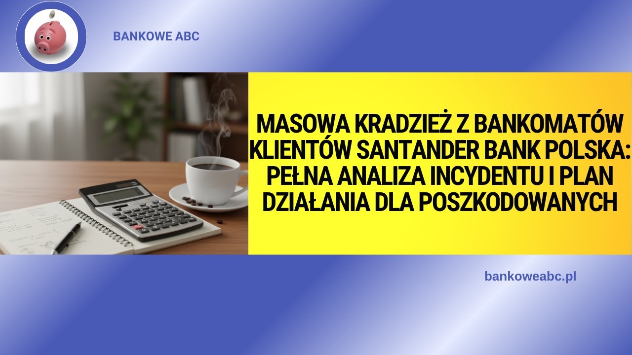 Masowa kradzież z bankomat&oacute;w klient&oacute;w Santander Bank Polska! Analiza incydentu i plan działania
