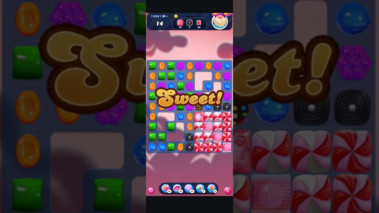 candy crush saga - level 1598