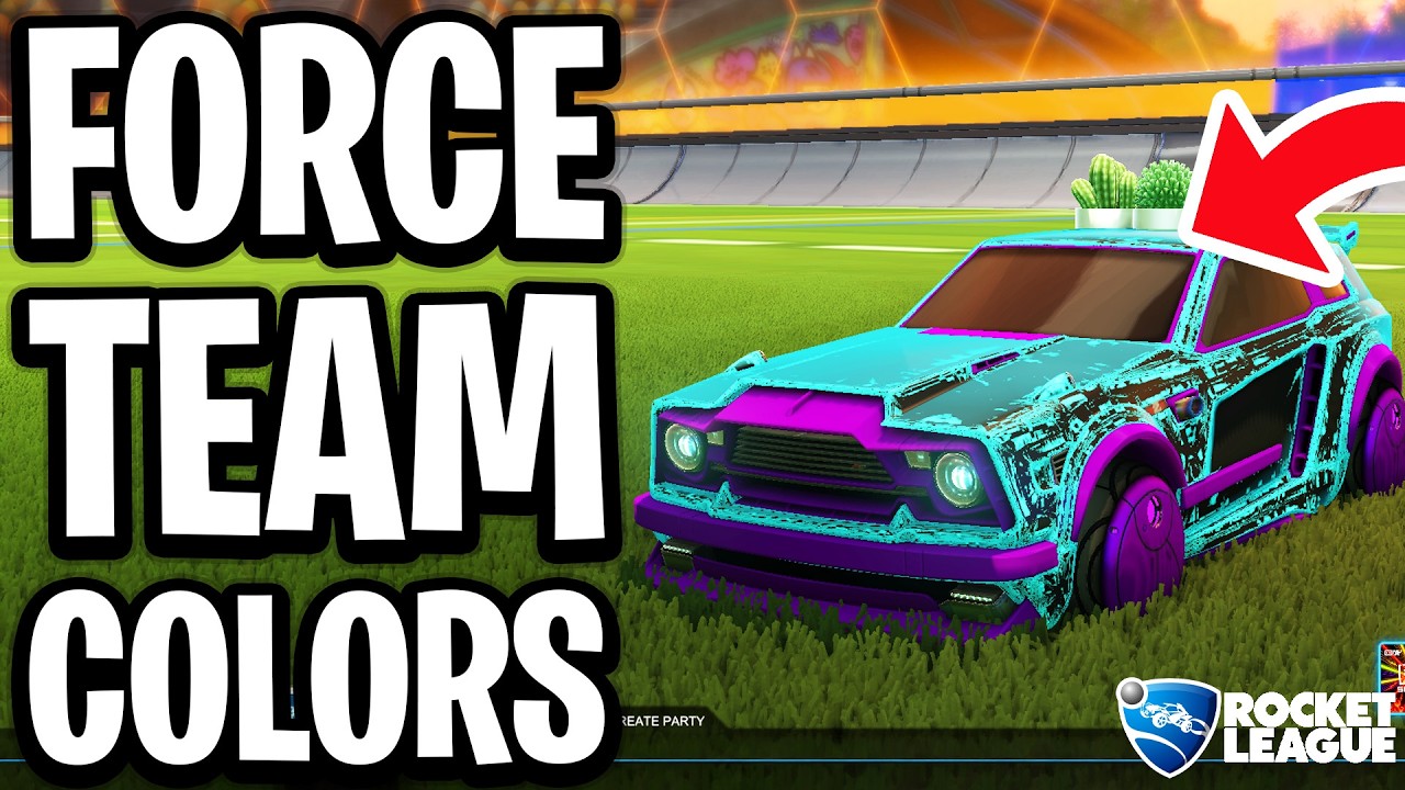 How to Force Team Colors in Rocket League - Full Guide