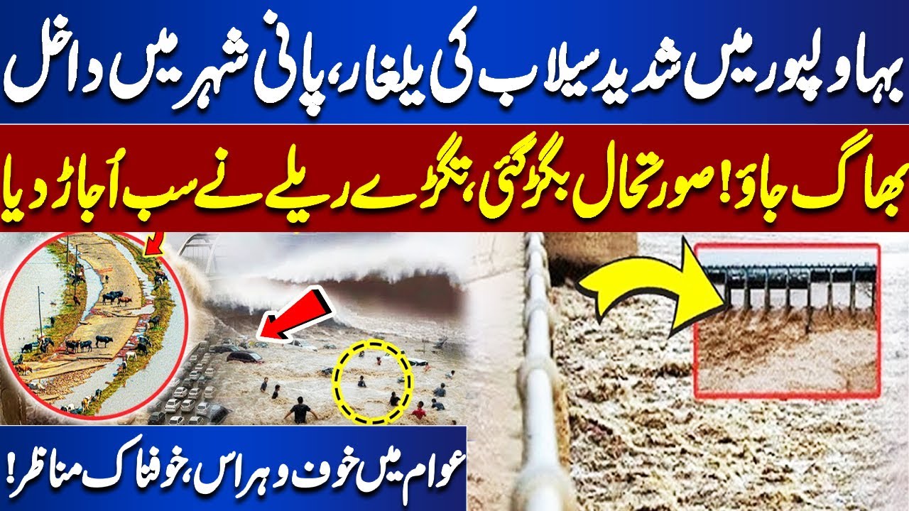 Flood Destruction in Punjab: Sutlej River Overflow | High Alert in Bahawalpur | Dunya news